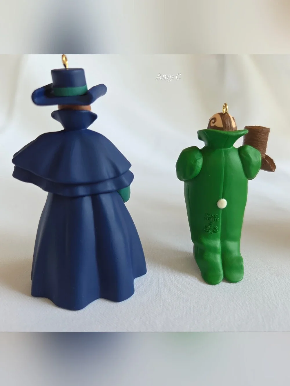 Wizard Of Oz Ornaments Set Of 2 Includes Mayor And Coroner never Used